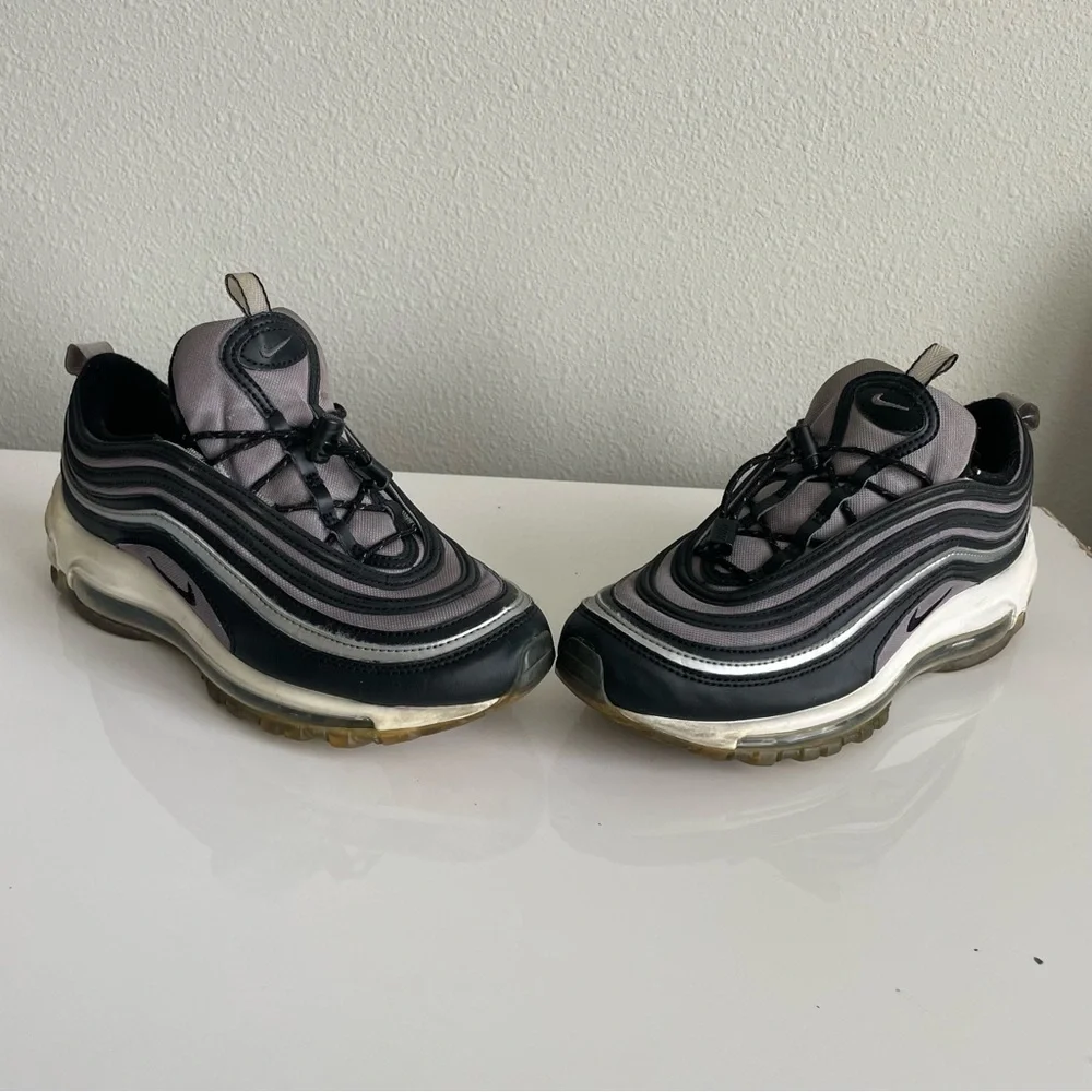 Nike Air Max 97 Black and Silver Sneakers